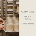 Warm and Cozy Soy Candle - Tinted Glass Jar - 12 oz