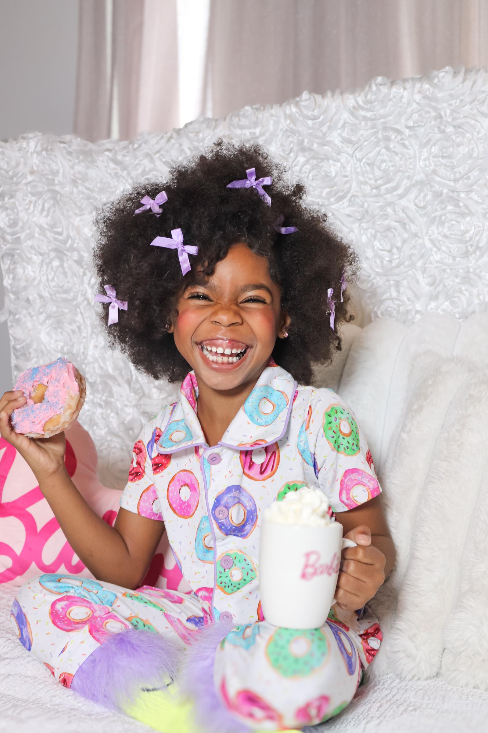 Girls Bamboo Feather PJs
