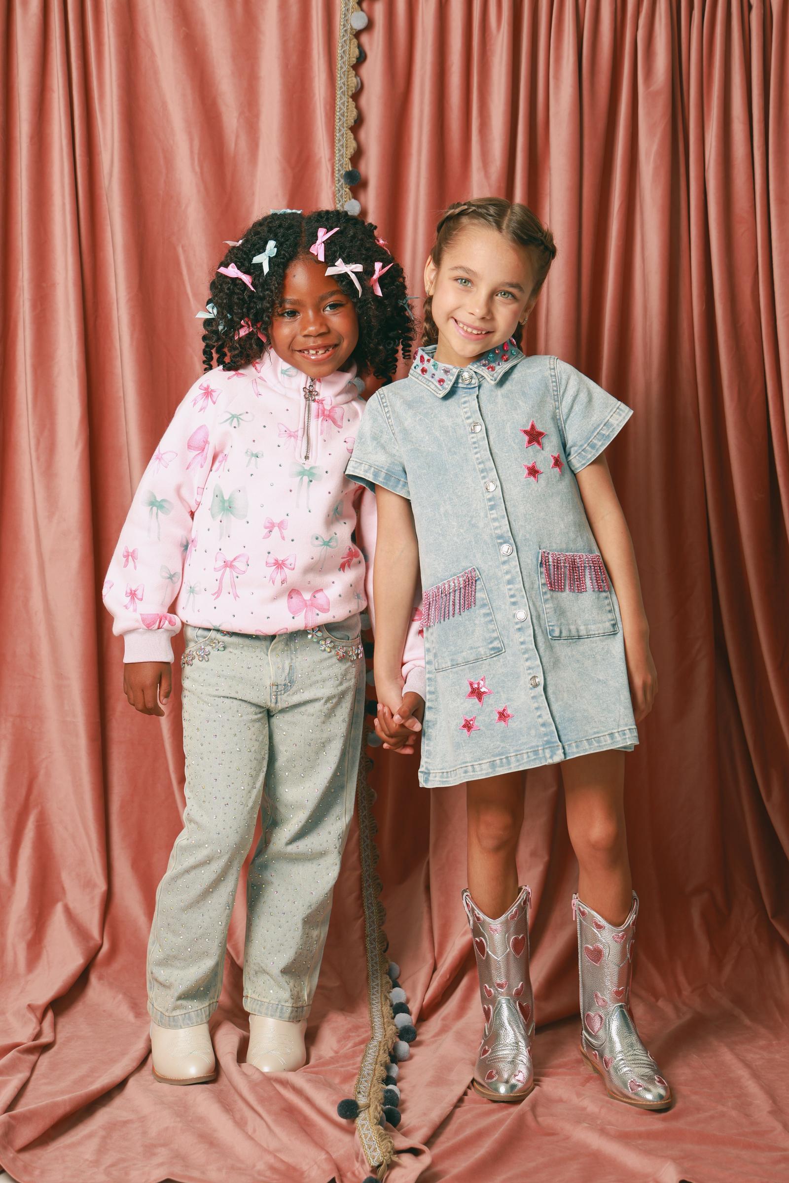 Girls Dolly Denim Dress