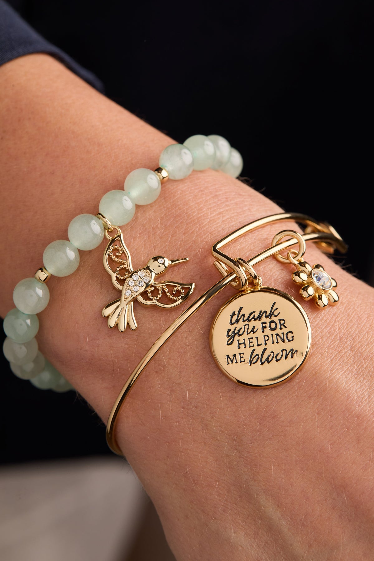 ALEX AND ANI | Thank You For Helping Me Bloom' Charm Bangle