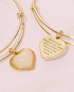 ALEX AND ANI | Mother & Daughter Heart Set of 2