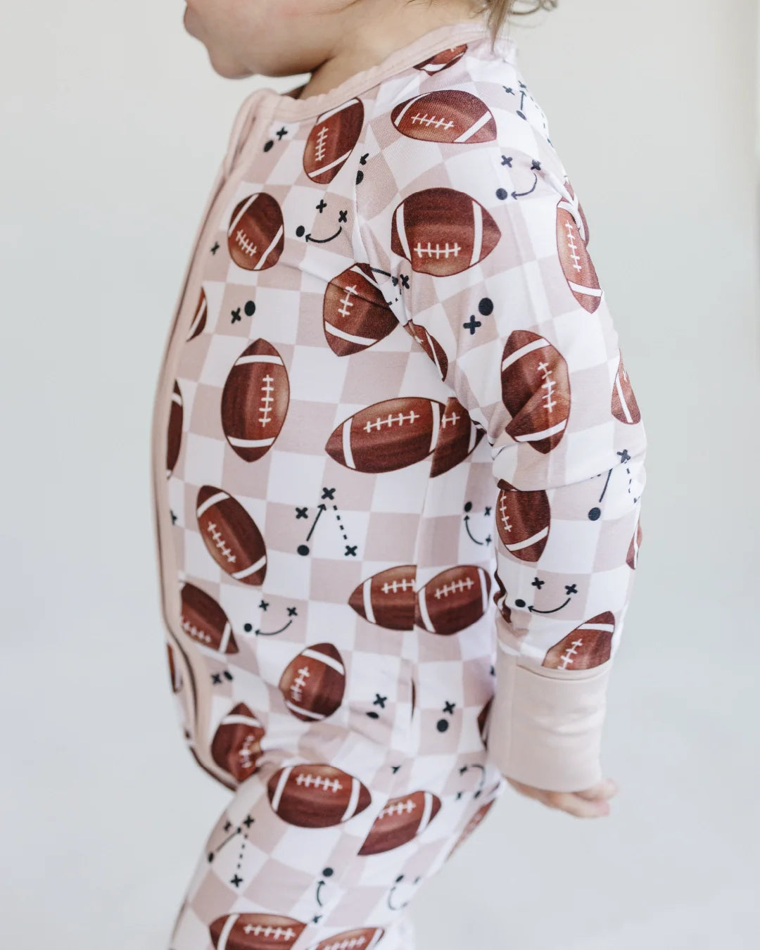 Game Day Bamboo Zip Baby Pajama