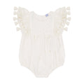 Anna Baby Romper White Eyelet