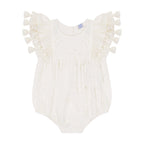 Anna Baby Romper White Eyelet