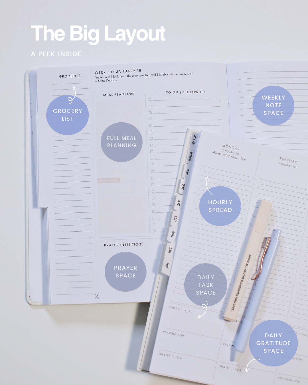 Catholic Academic Planner 2026–2027 | Big Layout