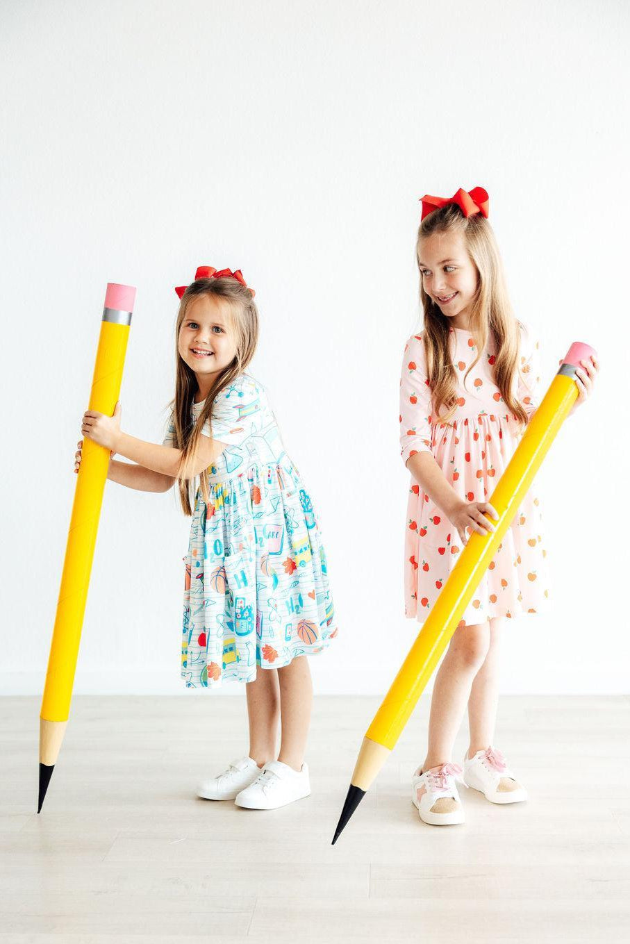 3/4 Sleeve Pocket Twirl Dress