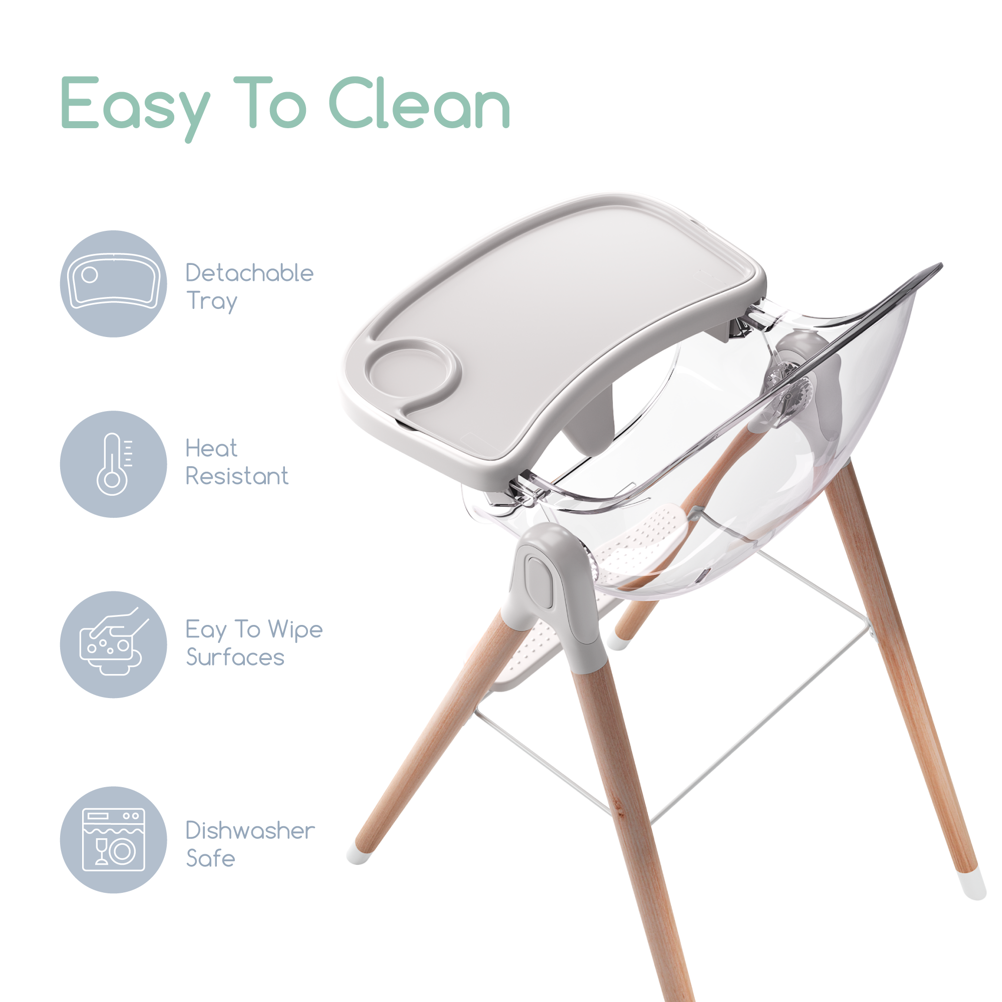 Children of Design 6-in-1 Convertible High Chair