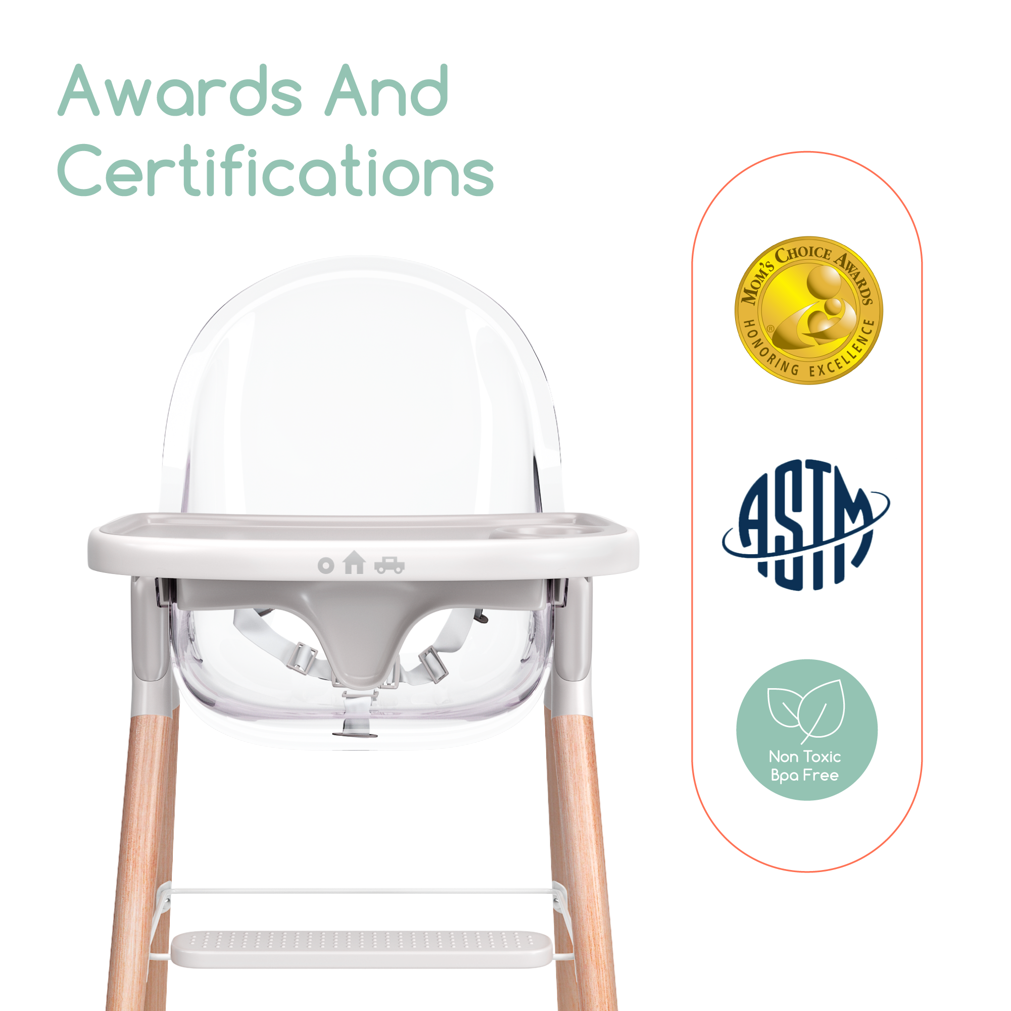 Children of Design 6-in-1 Convertible High Chair