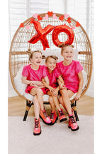 Girls Pink Sparkle Tinsel Set