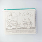 Saintly Scenes Book #4 - Reusable Sticker Scene and Coloring Book