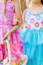 Girls Sparkly Donut Tulle Dress