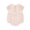 Pink Floral Bubble Romper