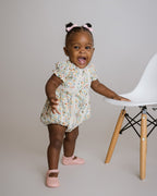 Yellow Floral Bubble Romper