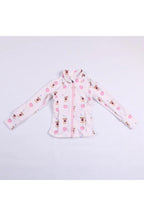 Girls Latte and Cake Pop Print Athletic Jacket