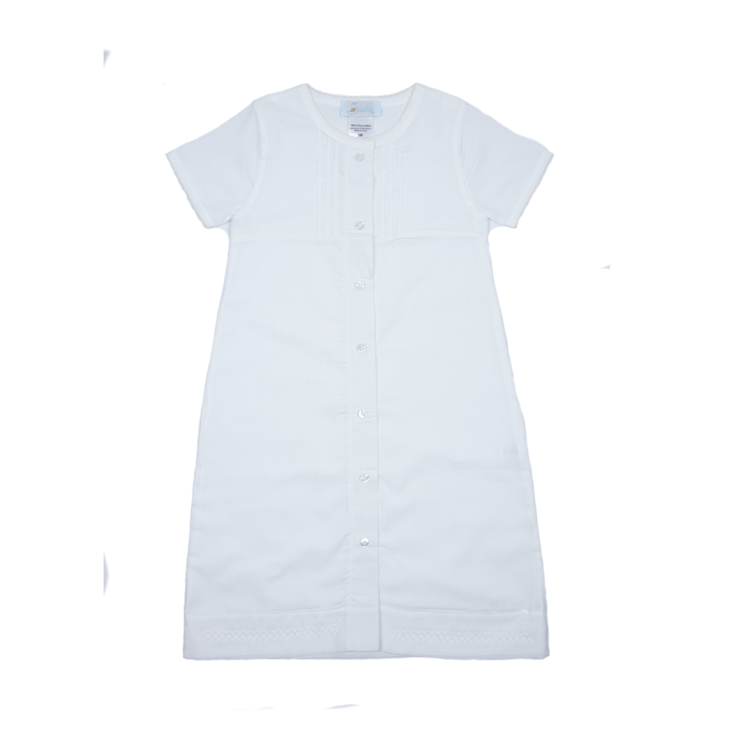 Classic Pima Cotton Batiste Day Gown