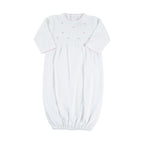 Embroidered Full Flowers Gown