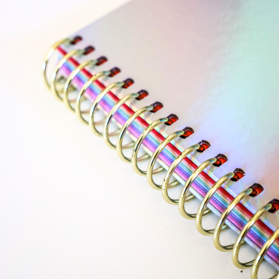 Dotted Grid Notebook - Holographic