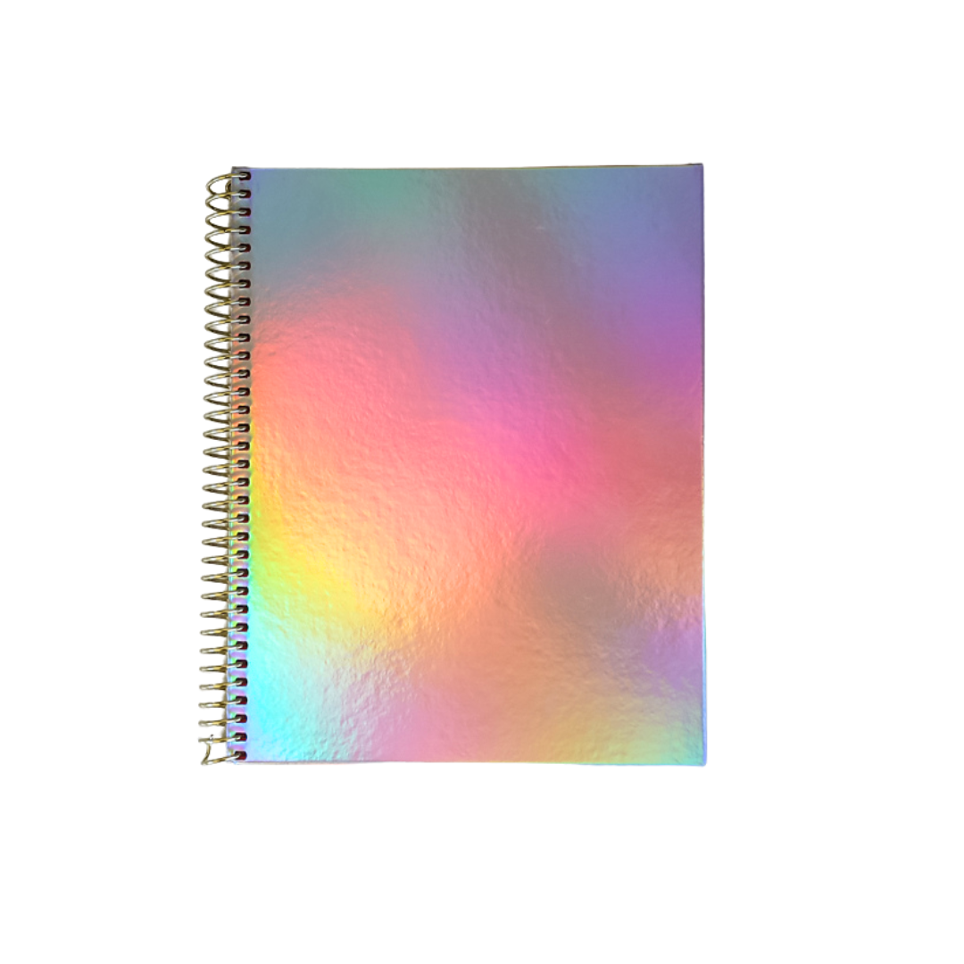 Dotted Grid Paper Holographic Notebook by BERTEAU & Co.