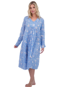 St Barth Women's Kaftan Blue Floral