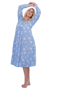 St Barth Women's Kaftan Blue Floral