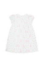 Girls Pink Bunny Print Pima Cotton Playtime Dress