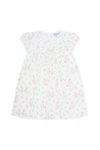Girls Pink Bunny Print Pima Cotton Playtime Dress