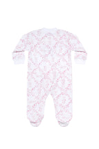 Baby Girl Pink Bears Trellace Zipper Footie