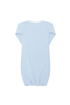 Blue Bubble Pima Cotton Baby Gown