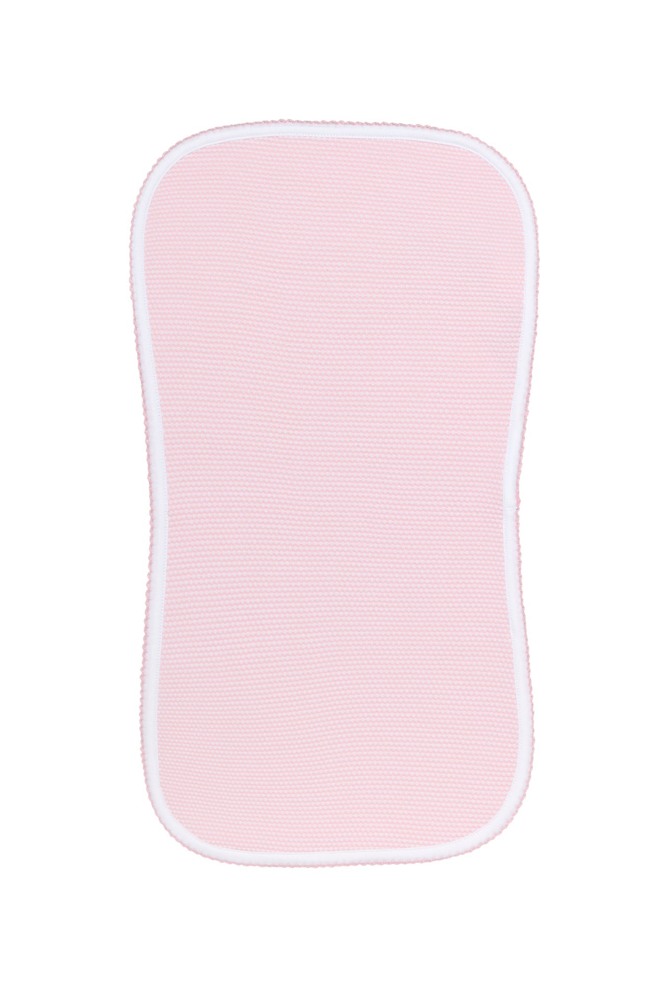 Pink Bubble Pima Cotton Burp Cloth