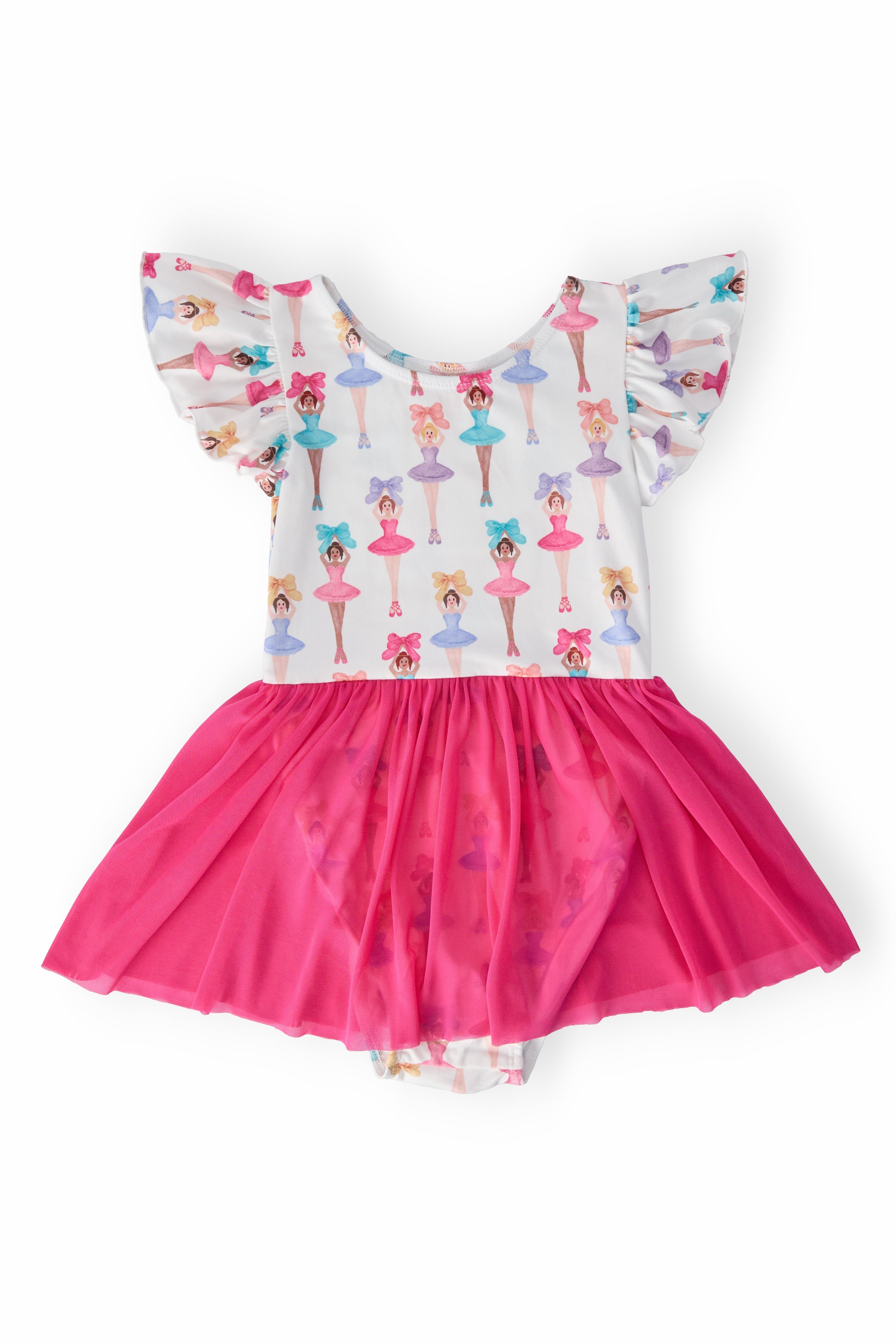 Ballerina Bows Short Sleeve Twirl Leotard