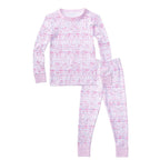 Girls Ballet Two Piece Pima Cotton Pajamas