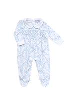 Baby Boy Blue Bears Trellace Smocked Footie