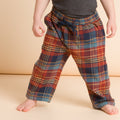 Boys Rust Plaid Lounge Pants