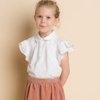 Girls White Lola Top