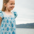 Girls Jaipur Square Neck Everly Dress