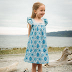 Girls Jaipur Square Neck Everly Dress