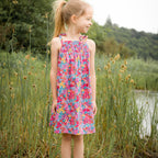Girls Orchid Betty Smocked Strap Dress