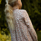 Girls Myrtle Pleated Dress | Pink Heather