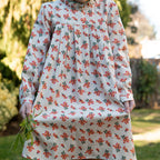 Girls Myrtle Pleated Dress | Autumn Floral