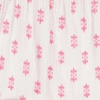 Bella Girls Shoulder Tie Sundress Pink Dobby
