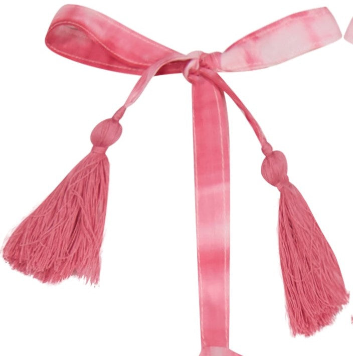 Bella Girls' Shoulder Tie Sundress Hibiscus Shibori