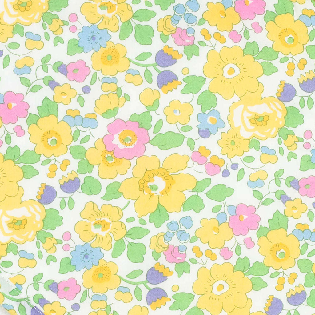 Baby Girl Double Button Blouse and Liberty 'Betsy' Yellow bloomer