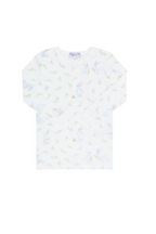 Blue Bunny Print Pima Cotton Pajama Set