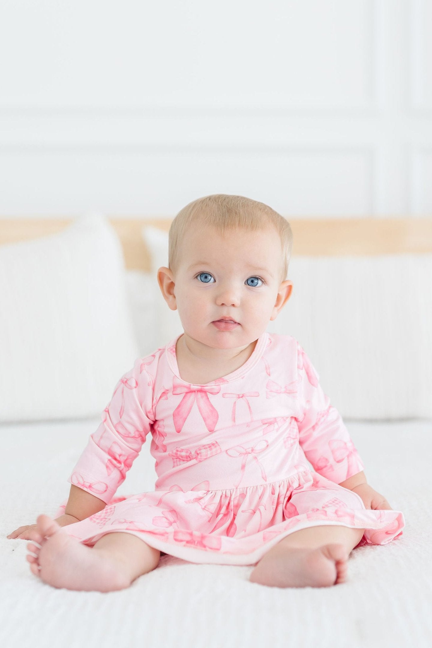 Blushing Bows Twirl Bodysuit for Babies
