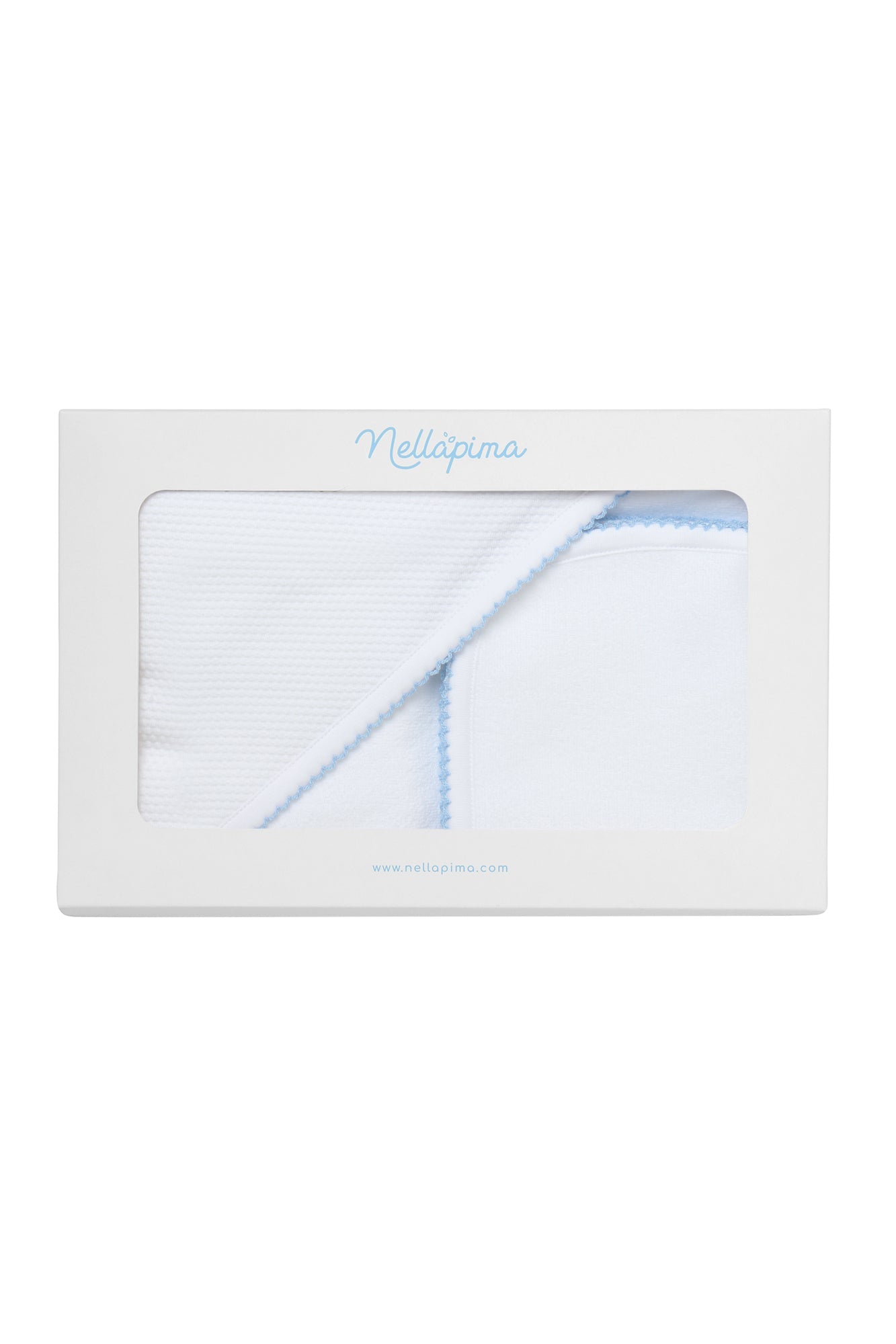 Baby White Bubble Hooded Towel