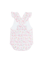 Baby Girl Butterflies Print Ruffle Bubble