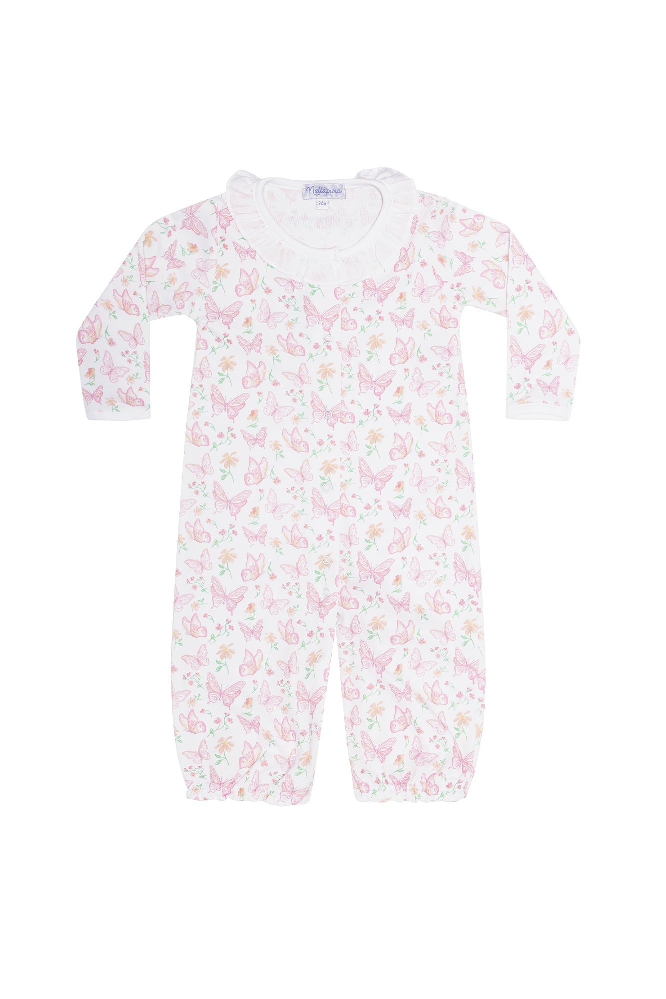 Baby Butterflies Print Converter Gown