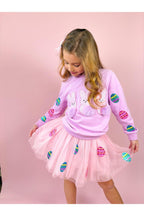 Girls Patched Easter Tulle Skirt
