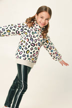 Girls Leopard Jogger Set
