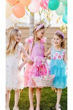 Girls Sparkly Donut Tulle Dress